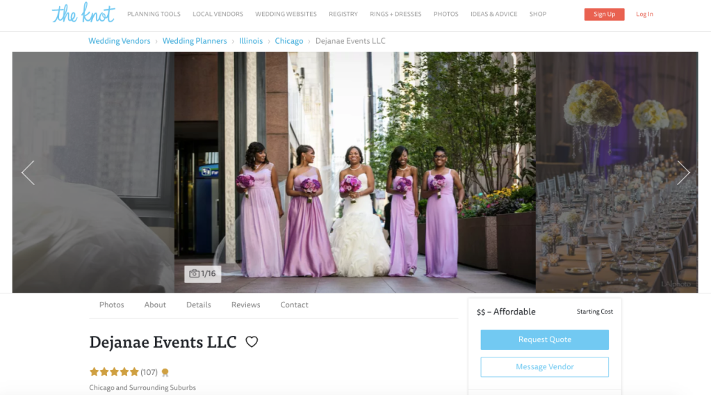 The knot deals wedding website