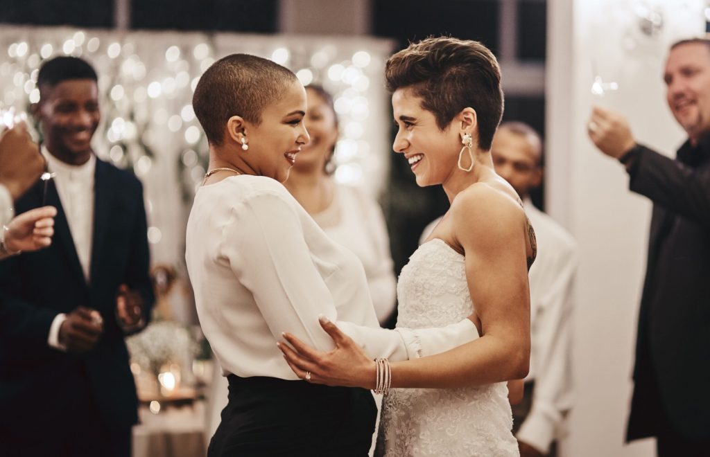 lesbian couple lgbtq+ pride