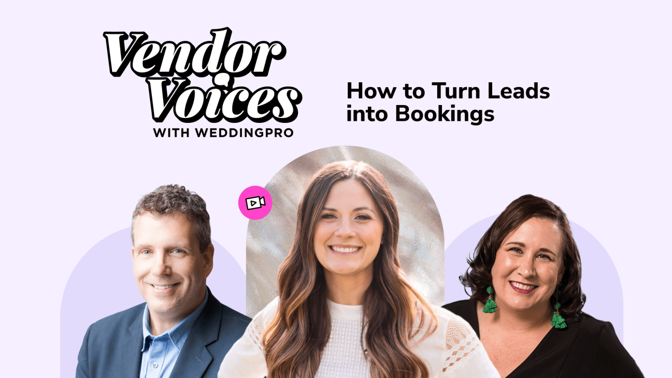 Industry experts provide advice to wedding vendors on how to turn wedding leads into bookings